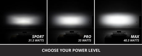 SS6 SAE/DOT White LED Light Bar (pair)