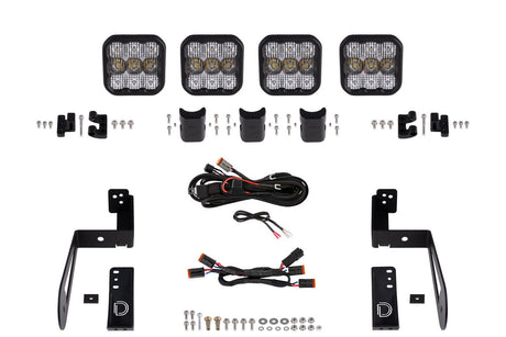 SS5 Grille CrossLink Lightbar Kit for 2007-2018 Jeep JK Wrangler