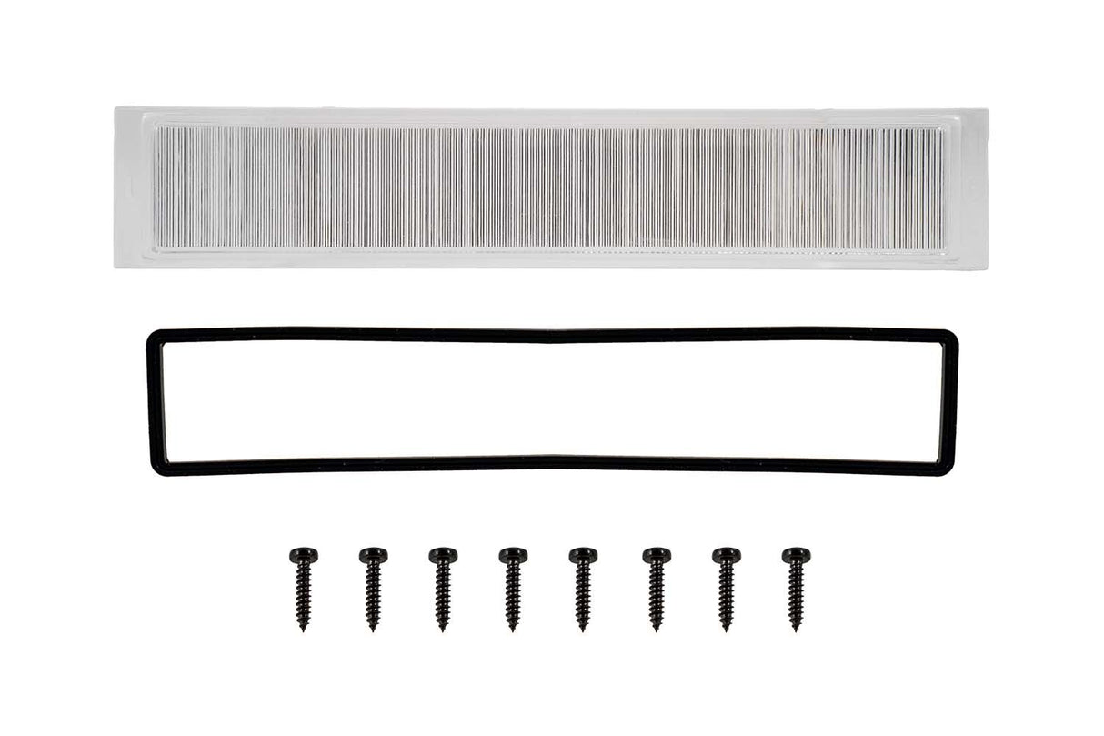 Lentille extérieure transparente pour barres lumineuses de la série Stage