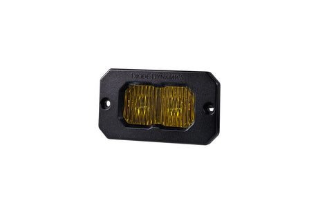 C2 1.0 SAE Yellow Pro Flush Mount LED Pod (one)
