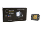 SSC1 Yellow Sport Flush Mount LED Pod (one)