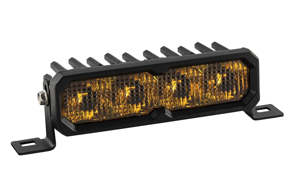 SS6 SAE/DOT Yellow LED Light Bar (one)