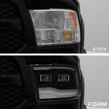 2009-2018 Ram 1500/2500/3500 LED Projector Headlights (pair)