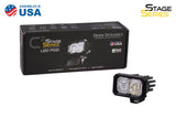 C2 1.0 SAE/DOT White Sport Standard LED Pod (one)