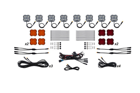 Kit d'éclairage LED monochrome Stage Series (pack de 8)