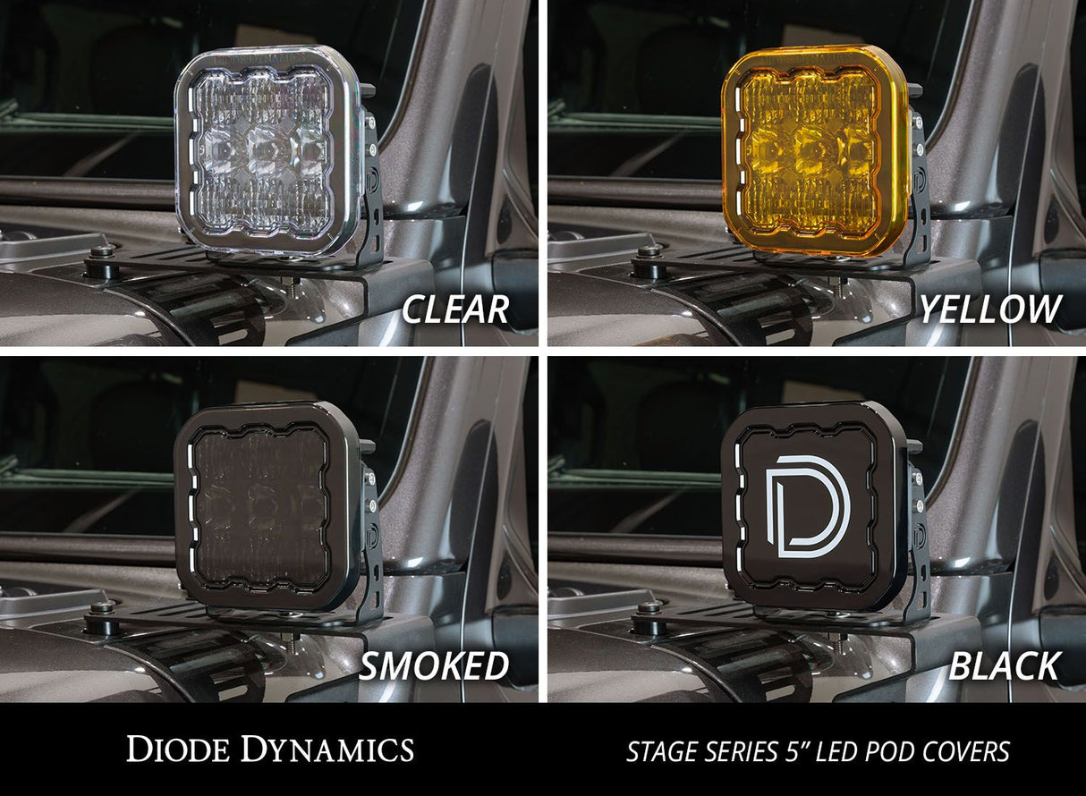 SS5 LED Pod Cover, Black (one)