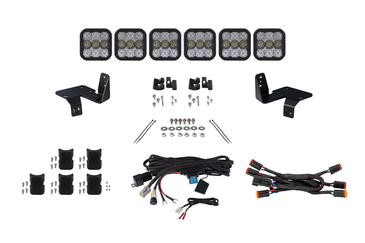 Kit de barres lumineuses CrossLink pour calandre SS5 pour Ford Super Duty 2020-2022