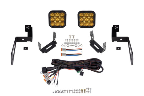 SS5 Bumper LED Pod Light Kit for 2007-2018 Jeep JK Wrangler