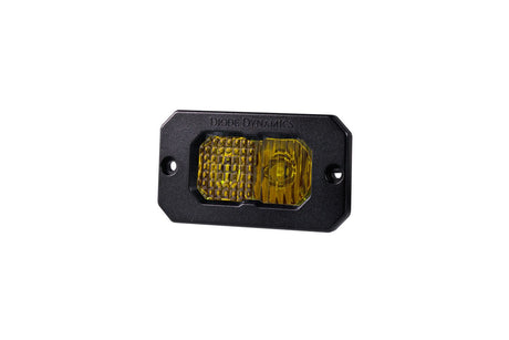 C2 1.0 SAE Yellow Pro Flush Mount LED Pod (one)