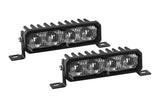 SS6 SAE/DOT White LED Light Bar (pair)