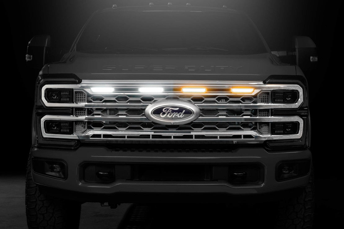 2023+ Ford Super Duty XBG LED DRL Grille (Chrome)