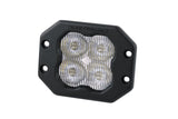 SS3 SAE/DOT White Pro Flush Mount LED Pod (one)