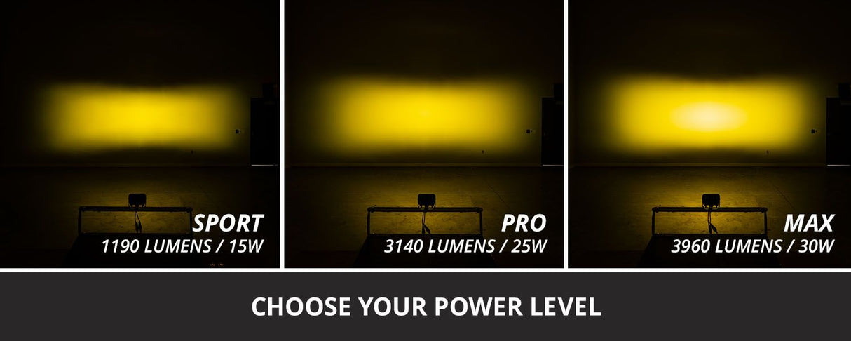 C2 2.0 Yellow Max Flush Mount LED Pod (one)