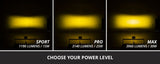 C2 2.0 Yellow Max Flush Mount LED Pod (one)