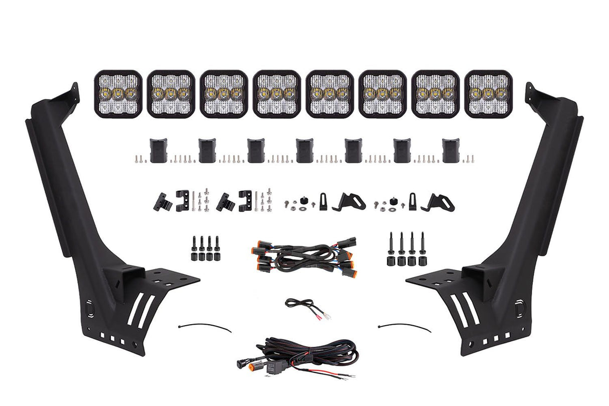 Kit de barre lumineuse LED pour pare-chocs Jeep Jl 2018-2022 Wrangler