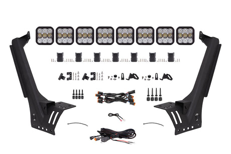 SS5 Windshield CrossLink Lightbar Kit for 2018-2025 Jeep JL Wrangler