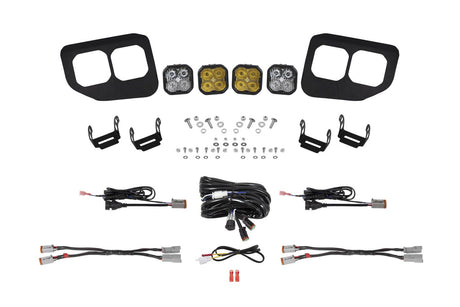 Kit de poche de brouillard de la série Stage pour Ford Super Duty 2020-2022 