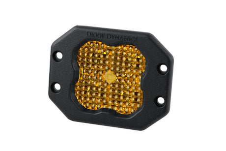 SS3 SAE Yellow Pro Flush Mount LED Pod (one)
