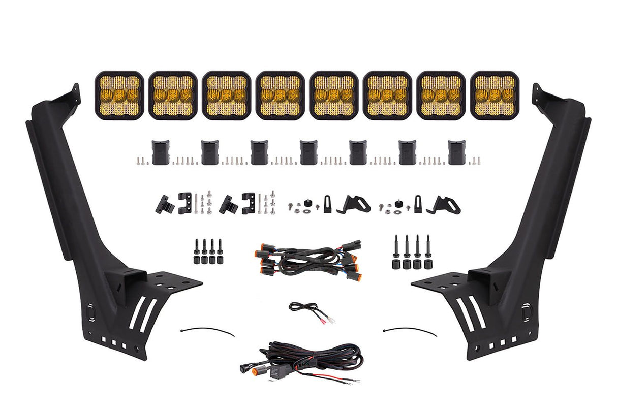 Kit de barre lumineuse LED pour pare-chocs Jeep Jl 2018-2022 Wrangler