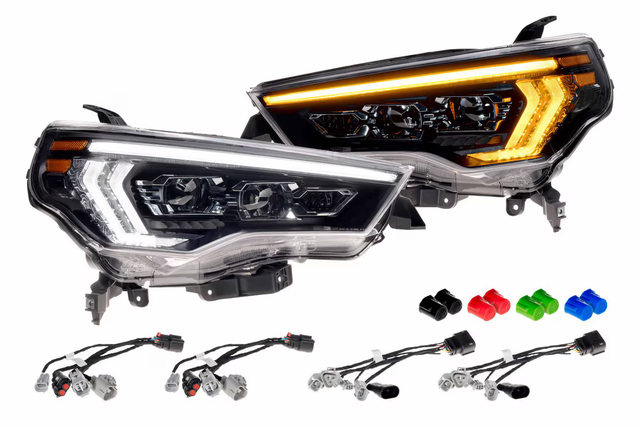 Toyota 4Runner (14-24) : Phares LED Morimoto Xb (DRL blanc)