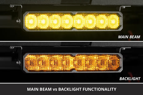 SS20 Yellow LED Light Bar (one)