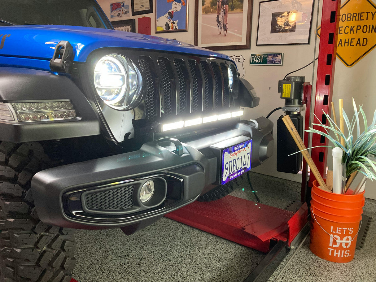 Kit de barre lumineuse LED pour pare-chocs Jeep JL Wrangler 2018-2025