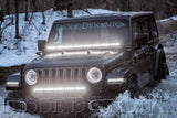Kit de barre lumineuse LED pour capot Jeep JL Wrangler 2018-2025