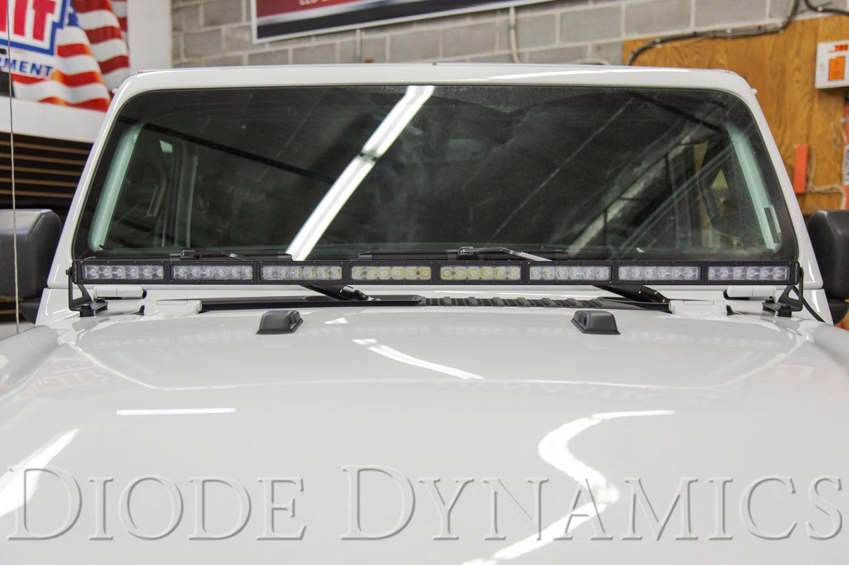 Kit de barre lumineuse LED pour pare-chocs Jeep Jl 2018-2022 Wrangler
