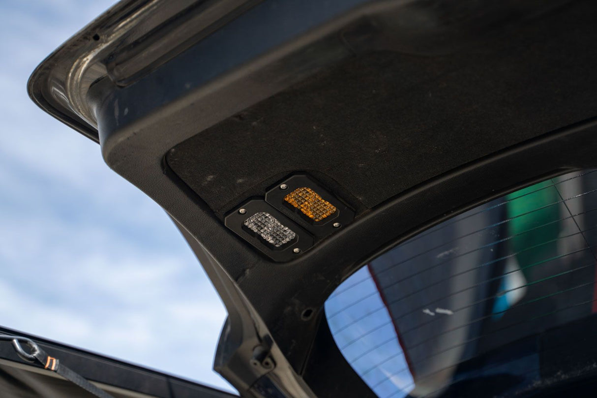 C2 1.0 SAE White Sport Flush Mount LED Pod (one)