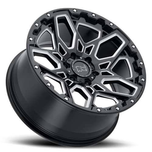 Black Rhino Hard Alloys - SHRAPNEL | 18X9.5 / -18 Offset / 6X139.7 Bolt Pattern | 1895SHR-86140B12