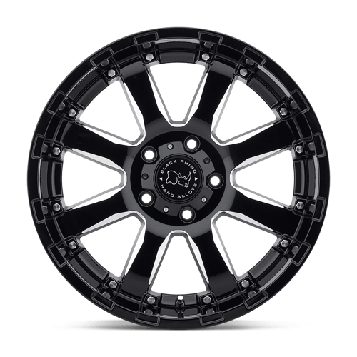 Black Rhino Hard Alloys - SIERRA | 18X9 / -12 Offset / 8X170 Bolt Pattern | 1890SRA-28170B25