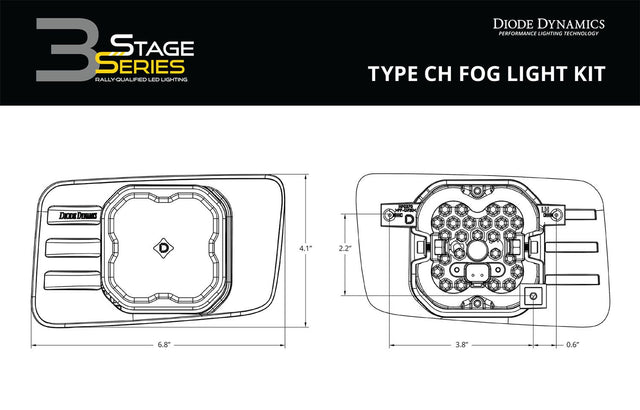 SS3 SAE Type CH Fog Light Kit