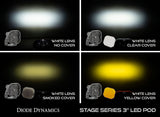 SS3 LED Pod Cover, Clear (one)