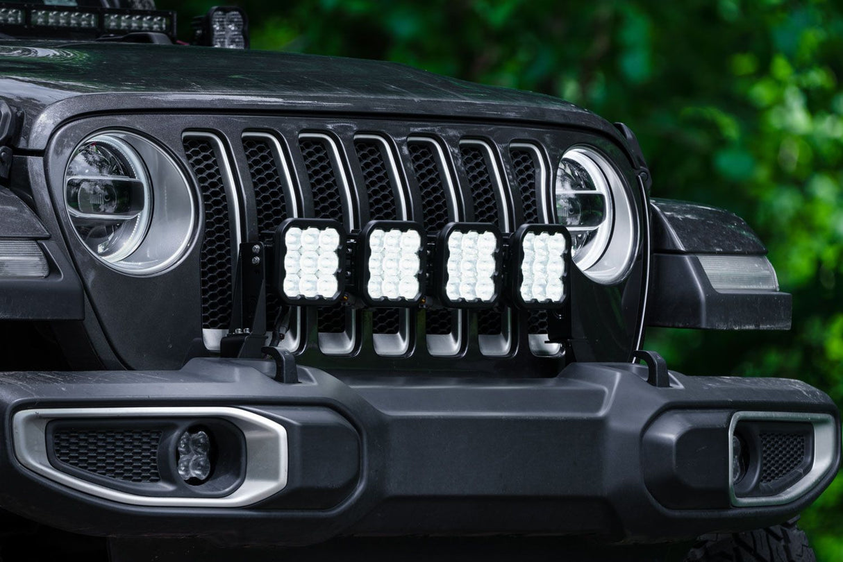 Kit de barre lumineuse LED pour capot Jeep Jl 2018-2022 Wrangler 