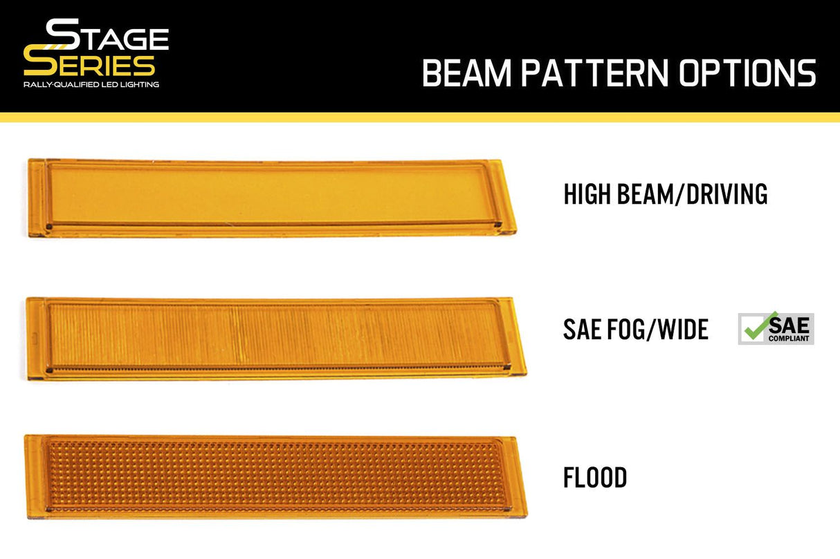 Amber Outer Lens for Stage Series Light Bars