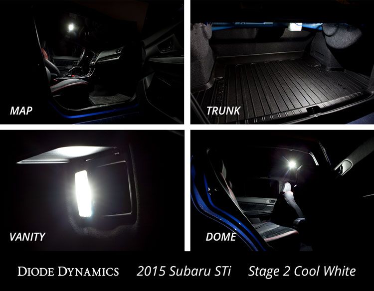 Interior LED Conversion Kit for 2015-2021 Subaru WRX/STi