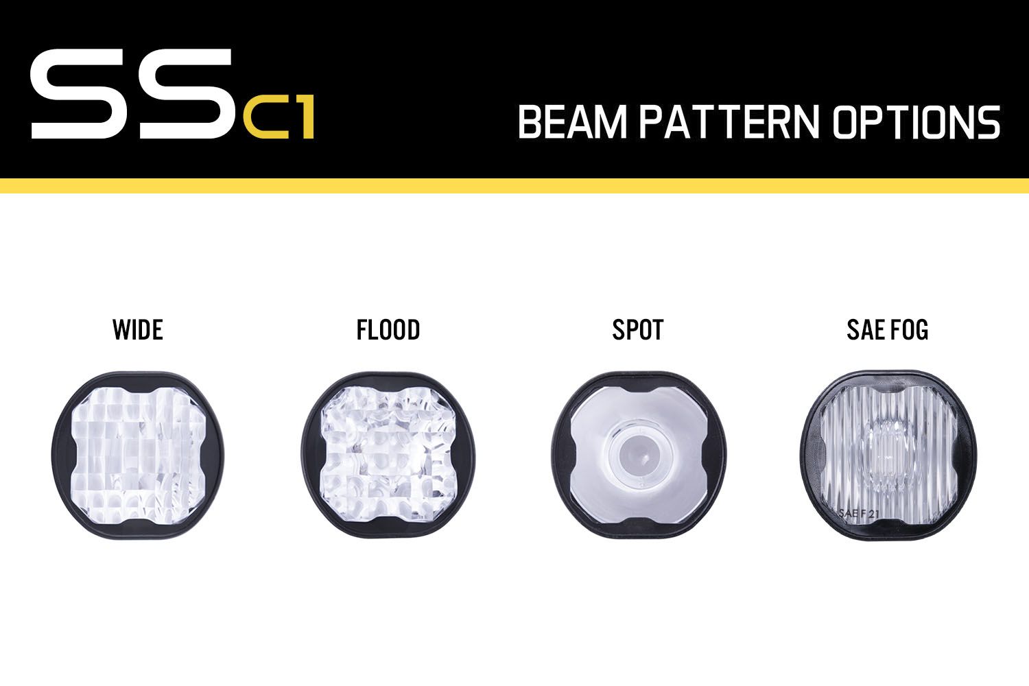 Clear Lens for SSC1 LED Pods (one)