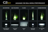 C2 2.0 SAE Yellow Max Standard LED Pod (pair)