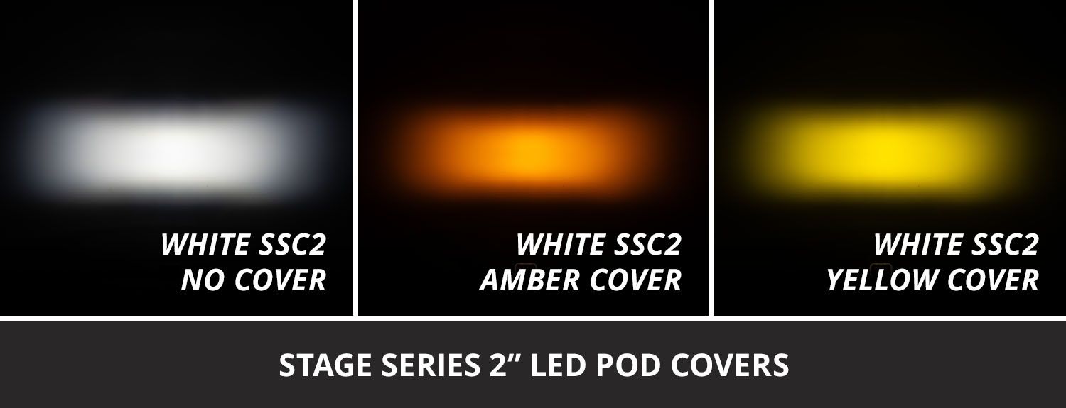 C2 2.0 LED Pod Cover, Yellow (one)