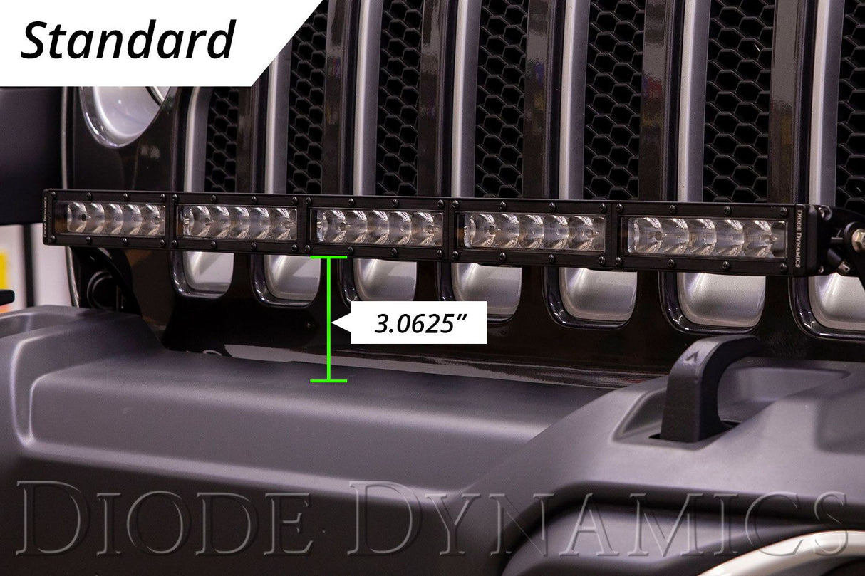 Kit de barre lumineuse LED pour pare-chocs Jeep JL Wrangler 2018-2025