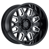 Alliages durs Black Rhino - PREDATOR | 22X12 / -44 Offset / 6X139.7 Modèle de boulon | 2212PRD-46140B12