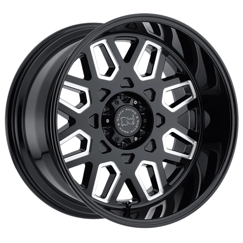 Alliages durs Black Rhino - PREDATOR | 22X12 / -44 Offset / 6X139.7 Modèle de boulon | 2212PRD-46140B12