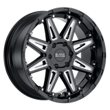 Black Rhino Hard Alloys - RUSH | 18X9.5 / 12 Offset / 6X120 Bolt Pattern | 1895RSH126120B67