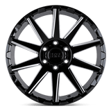 Alliages durs Black Rhino - TYPHOON | 18X9,5 / 12 Offset / 6X139,7 Modèle de boulon | 1895TYN126140B12