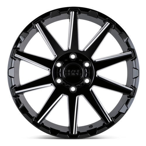 Alliages durs Black Rhino - TYPHOON | 18X9,5 / 12 Offset / 6X139,7 Modèle de boulon | 1895TYN126140B12