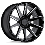 Alliages durs Black Rhino - TYPHOON | 18X9,5 / 12 Offset / 6X139,7 Modèle de boulon | 1895TYN126140B12