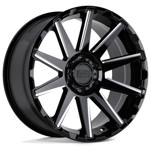 Alliages durs Black Rhino - TYPHOON | 18X9,5 / 12 Offset / 6X139,7 Modèle de boulon | 1895TYN126140B12