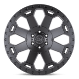 Alliages durs Black Rhino - WARLORD | Modèle de boulon 20X9 / -12 Offset / 5X127 | 2090WAR-25127G71