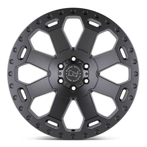 Alliages durs Black Rhino - WARLORD | Modèle de boulon 20X9 / -12 Offset / 5X127 | 2090WAR-25127G71