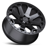 Alliages durs Black Rhino - WARLORD | Modèle de boulon 20X9 / -12 Offset / 5X127 | 2090WAR-25127G71